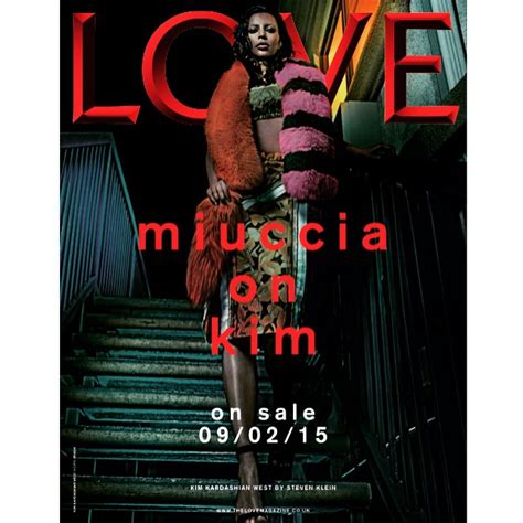 2015 love magazine kim wears prada|Kim Kardashian shows off slim figure for 2015 LOVE magazine .